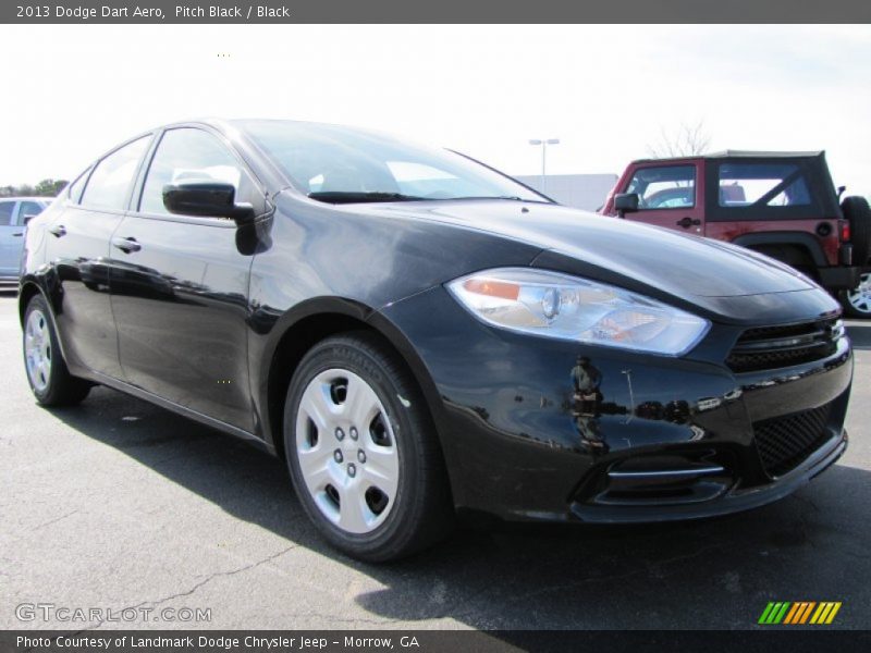 Pitch Black / Black 2013 Dodge Dart Aero