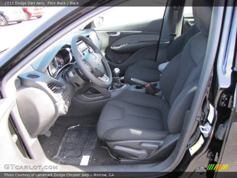 Pitch Black / Black 2013 Dodge Dart Aero
