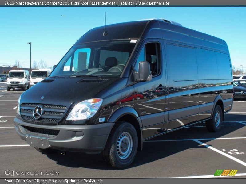 Jet Black / Black Leatherette 2013 Mercedes-Benz Sprinter 2500 High Roof Passenger Van