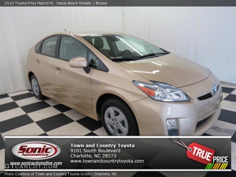 Sandy Beach Metallic / Bisque 2010 Toyota Prius Hybrid IV
