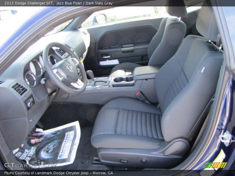 Jazz Blue Pearl / Dark Slate Gray 2013 Dodge Challenger SXT