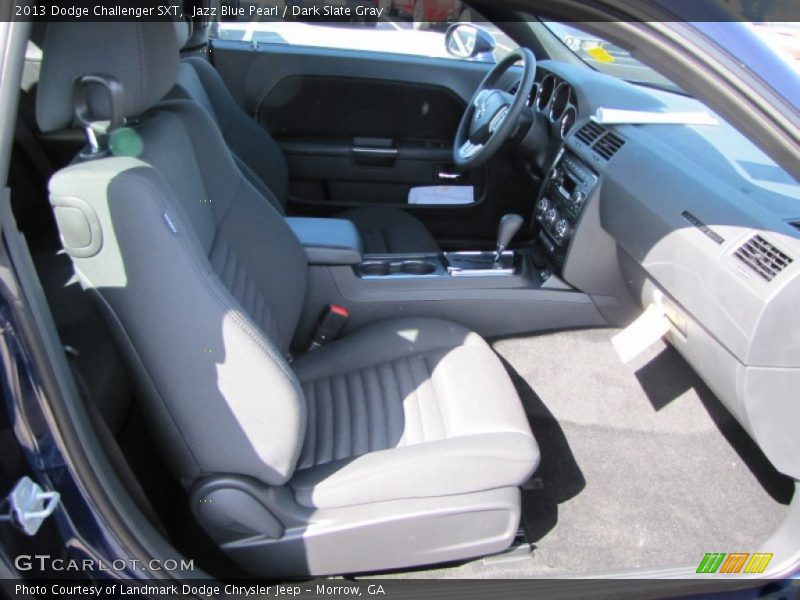 Jazz Blue Pearl / Dark Slate Gray 2013 Dodge Challenger SXT