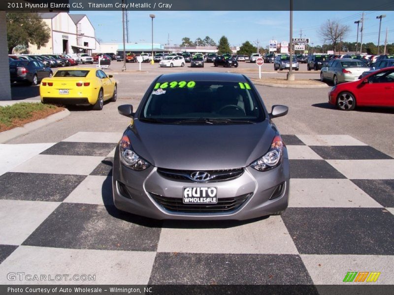 Titanium Gray Metallic / Gray 2011 Hyundai Elantra GLS