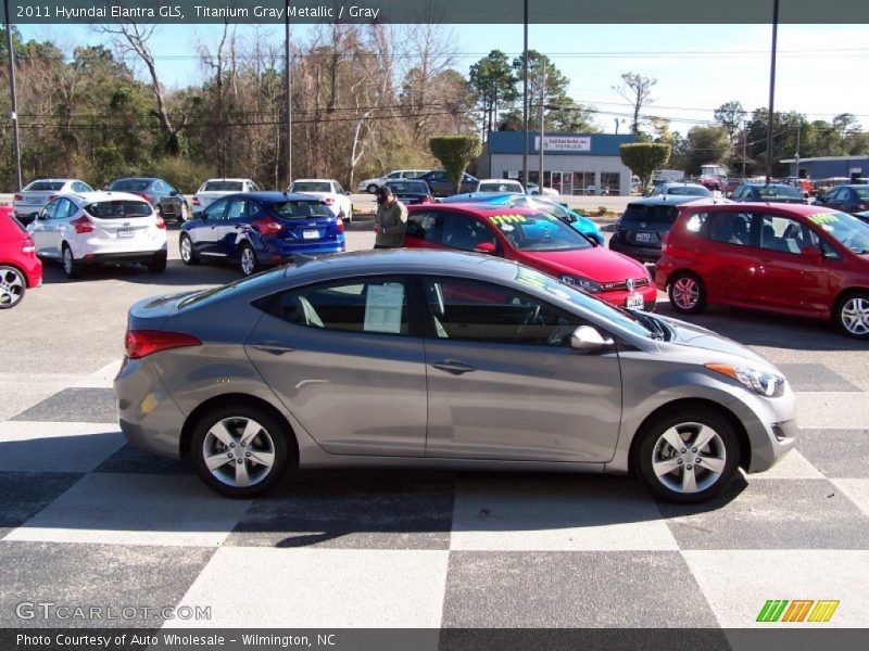 Titanium Gray Metallic / Gray 2011 Hyundai Elantra GLS