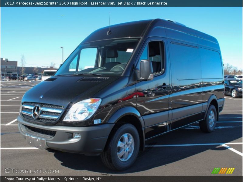 Jet Black / Black Leatherette 2013 Mercedes-Benz Sprinter 2500 High Roof Passenger Van