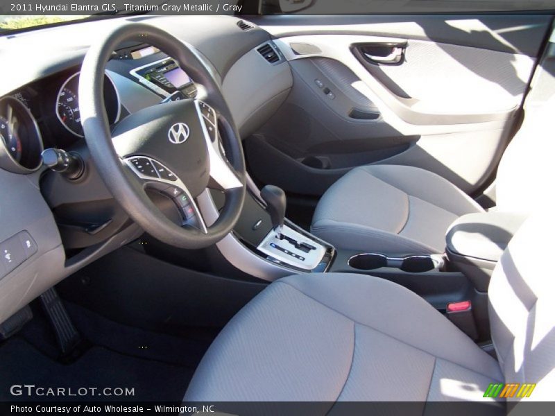 Titanium Gray Metallic / Gray 2011 Hyundai Elantra GLS
