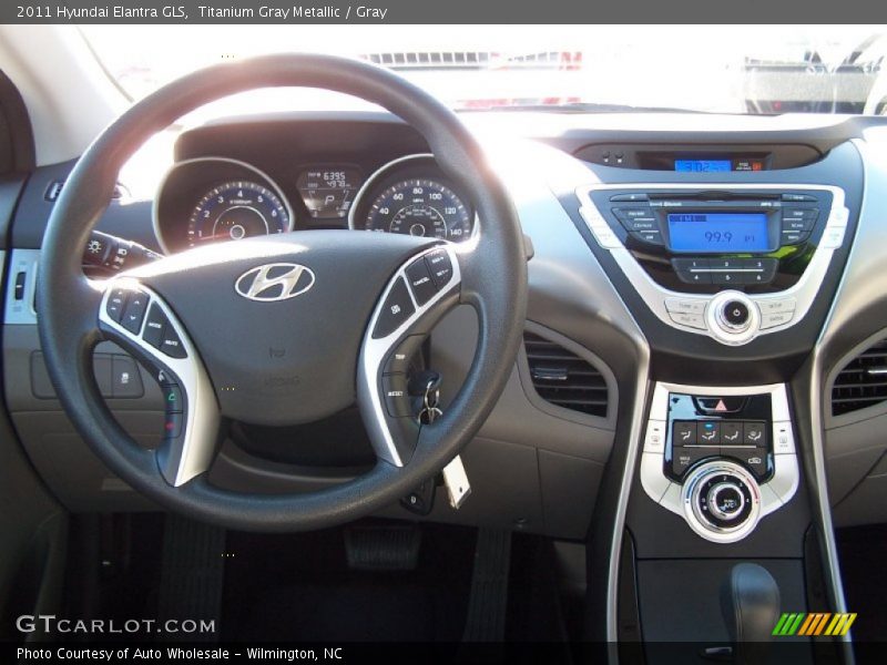 Titanium Gray Metallic / Gray 2011 Hyundai Elantra GLS