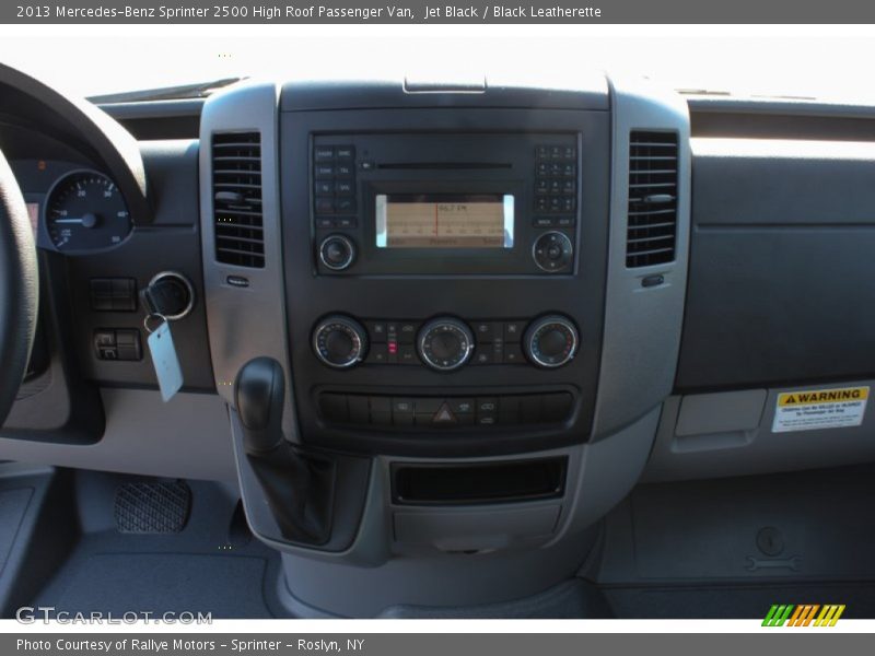 Controls of 2013 Sprinter 2500 High Roof Passenger Van