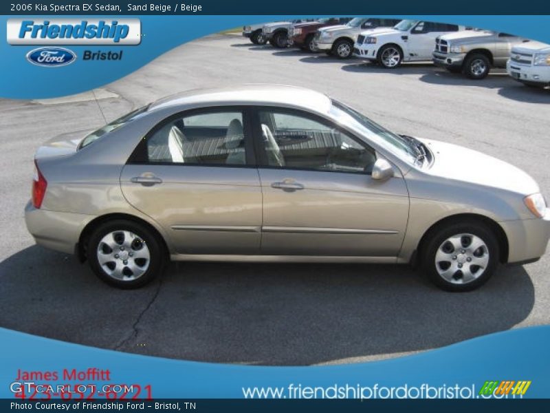 Sand Beige / Beige 2006 Kia Spectra EX Sedan