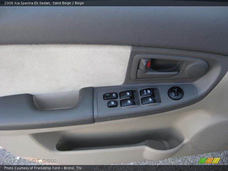 Sand Beige / Beige 2006 Kia Spectra EX Sedan
