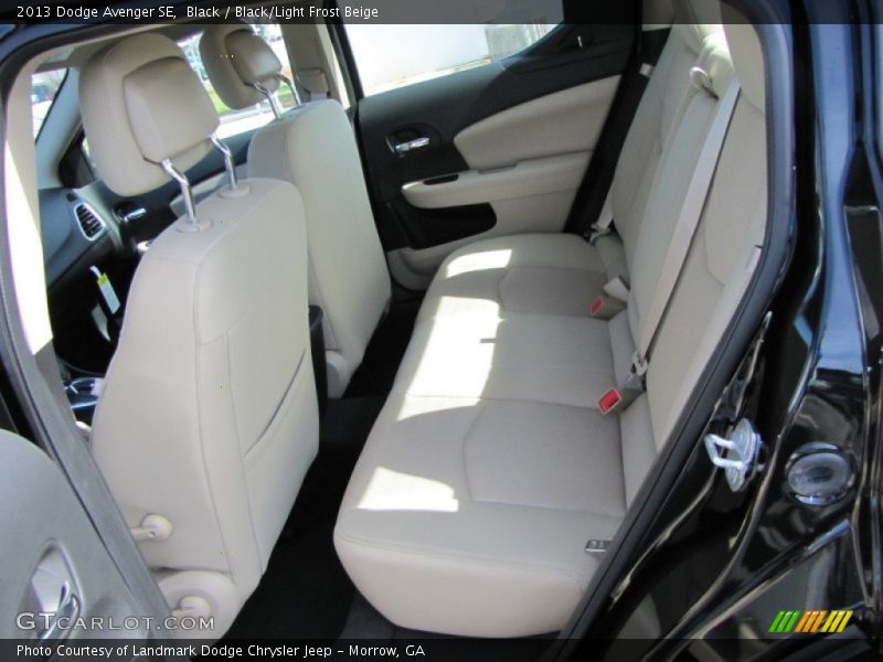 Black / Black/Light Frost Beige 2013 Dodge Avenger SE