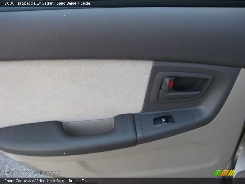 Sand Beige / Beige 2006 Kia Spectra EX Sedan