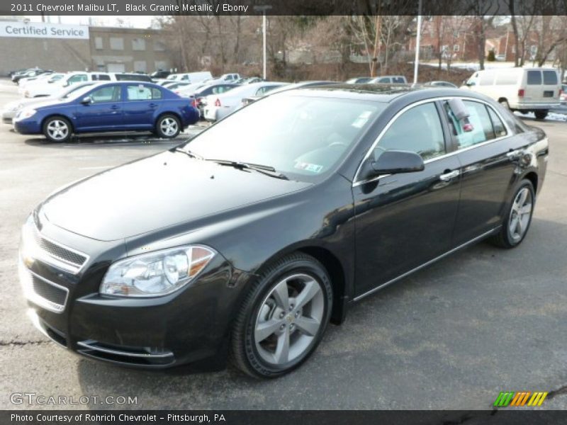 Black Granite Metallic / Ebony 2011 Chevrolet Malibu LT