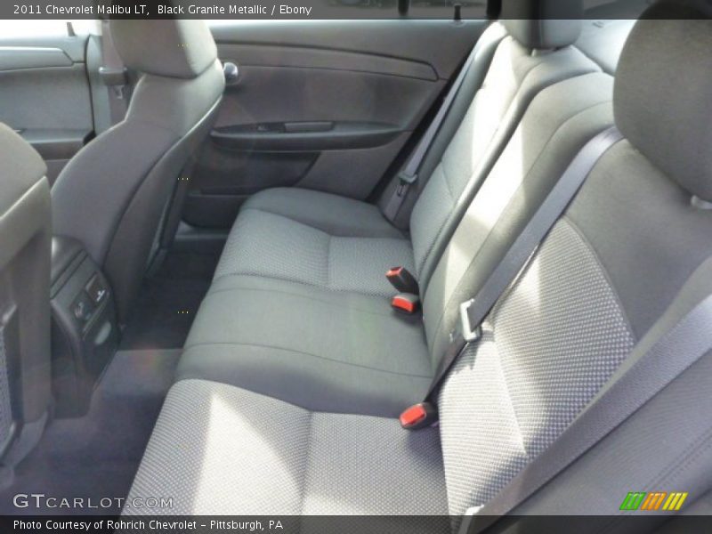 Rear Seat of 2011 Malibu LT
