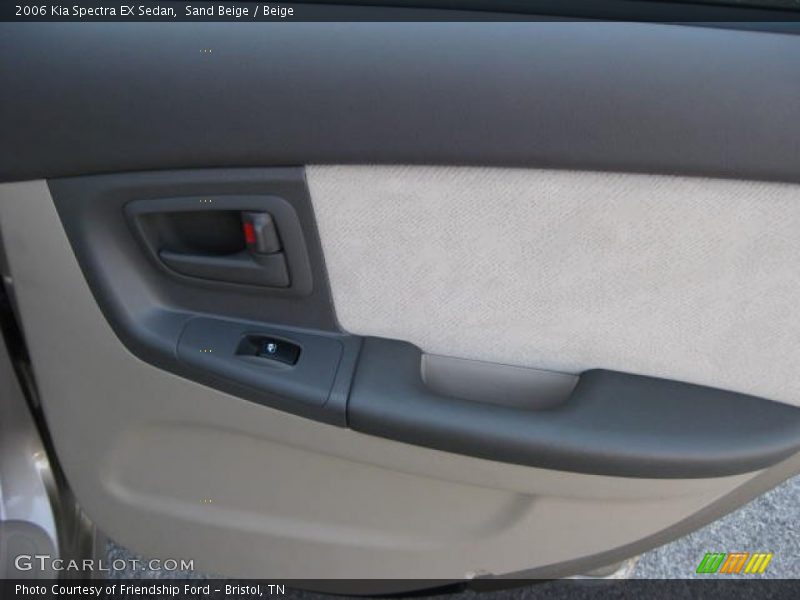 Sand Beige / Beige 2006 Kia Spectra EX Sedan