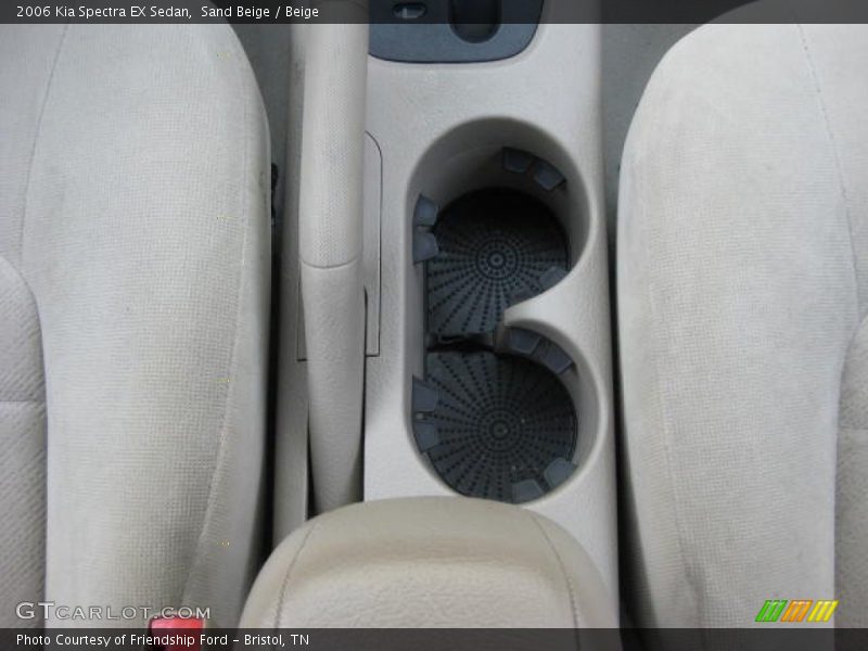 Sand Beige / Beige 2006 Kia Spectra EX Sedan