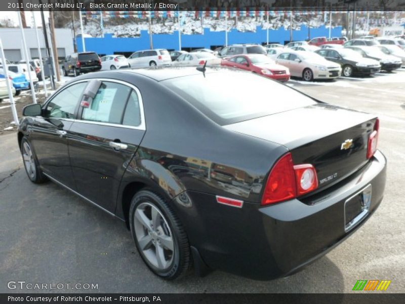 Black Granite Metallic / Ebony 2011 Chevrolet Malibu LT