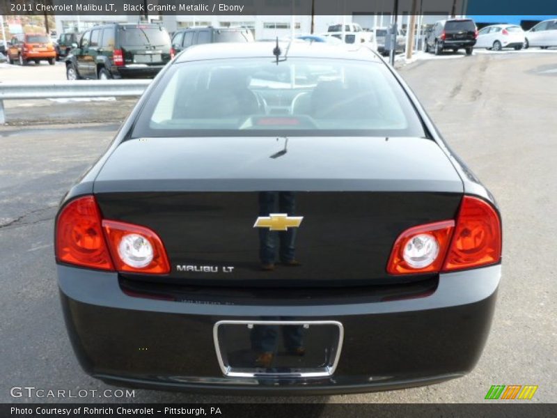 Black Granite Metallic / Ebony 2011 Chevrolet Malibu LT