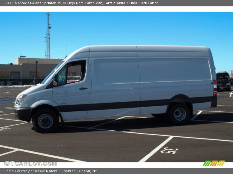 Arctic White / Lima Black Fabric 2013 Mercedes-Benz Sprinter 3500 High Roof Cargo Van