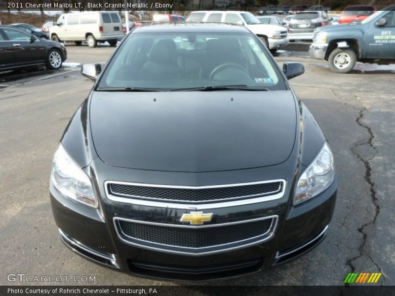 Black Granite Metallic / Ebony 2011 Chevrolet Malibu LT