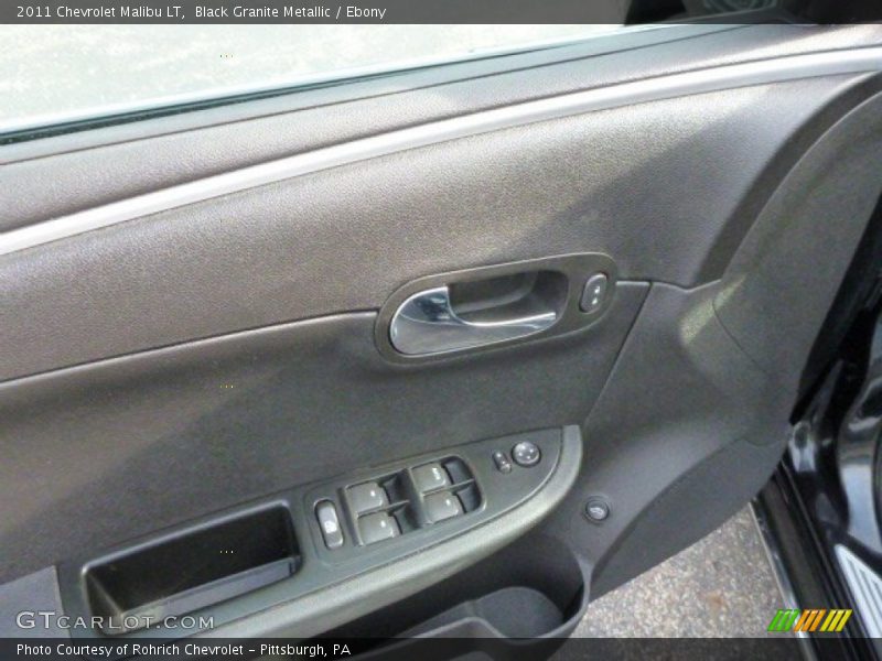 Black Granite Metallic / Ebony 2011 Chevrolet Malibu LT