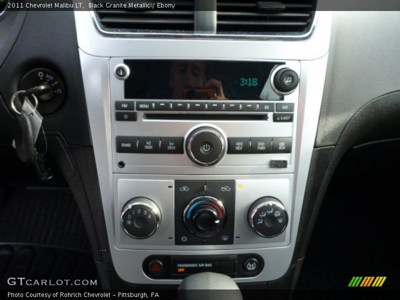 Black Granite Metallic / Ebony 2011 Chevrolet Malibu LT