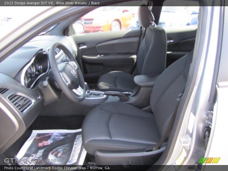 Billet Silver Metallic / Black 2013 Dodge Avenger SXT V6