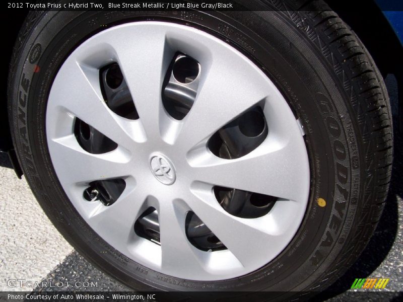 Blue Streak Metallic / Light Blue Gray/Black 2012 Toyota Prius c Hybrid Two