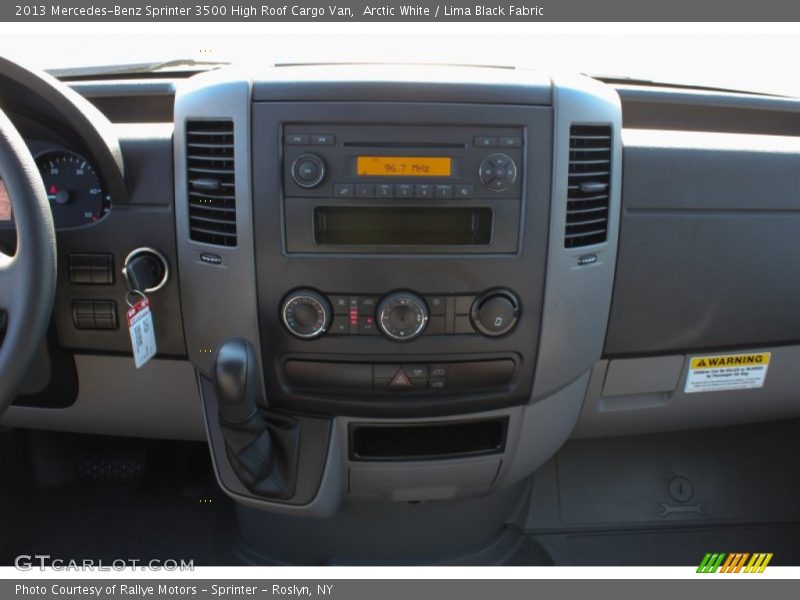 Controls of 2013 Sprinter 3500 High Roof Cargo Van