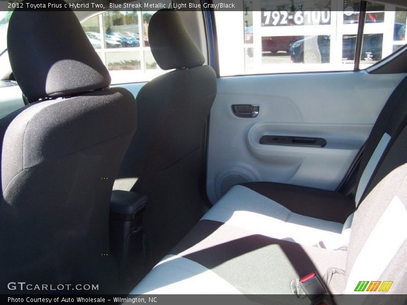 Blue Streak Metallic / Light Blue Gray/Black 2012 Toyota Prius c Hybrid Two