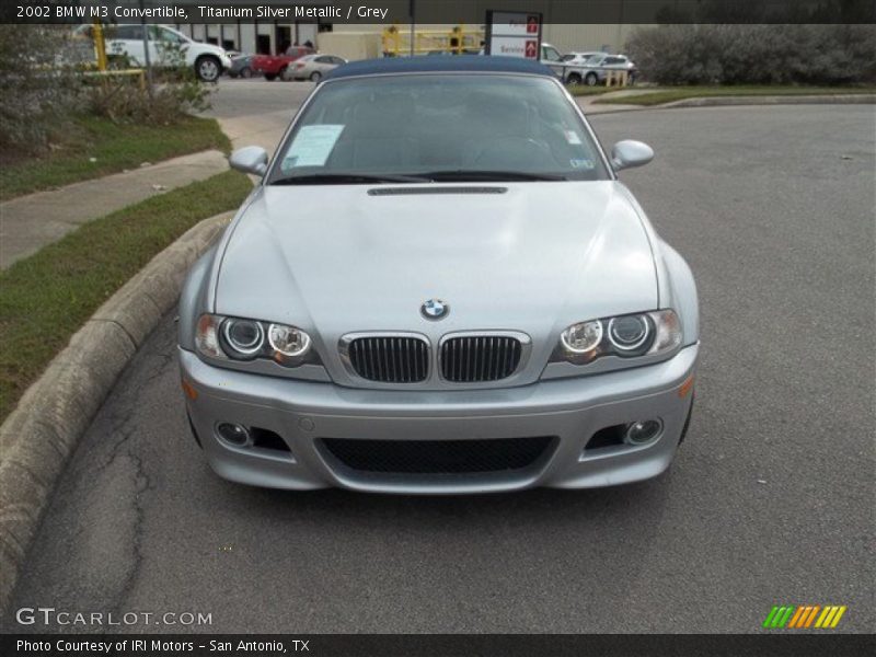 Titanium Silver Metallic / Grey 2002 BMW M3 Convertible