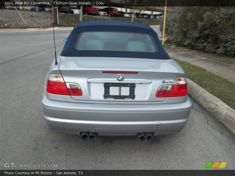 Titanium Silver Metallic / Grey 2002 BMW M3 Convertible