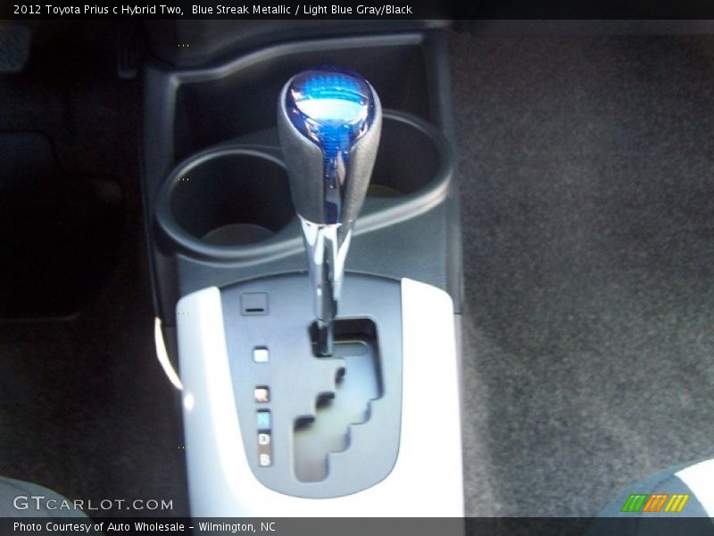 Blue Streak Metallic / Light Blue Gray/Black 2012 Toyota Prius c Hybrid Two