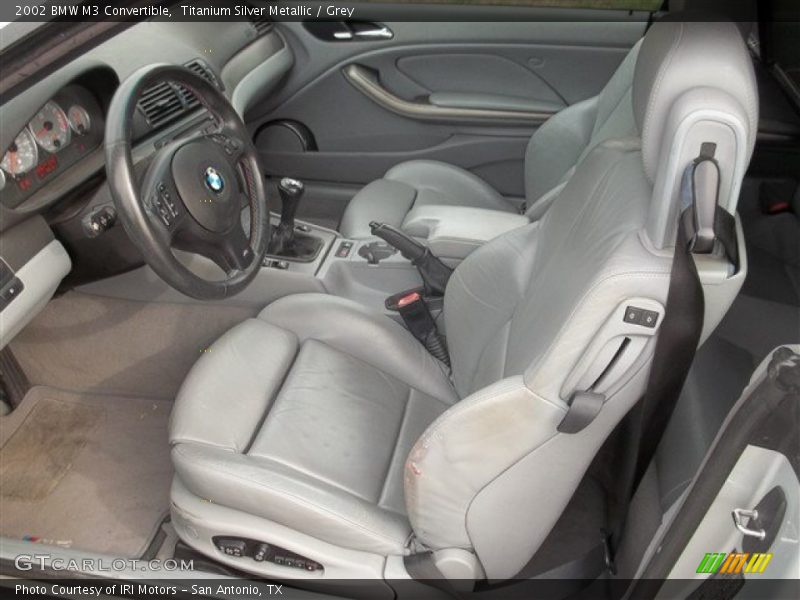 Front Seat of 2002 M3 Convertible