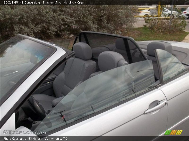 Titanium Silver Metallic / Grey 2002 BMW M3 Convertible