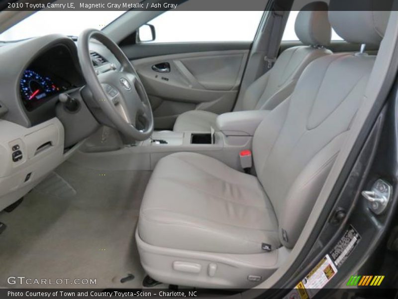 Front Seat of 2010 Camry LE