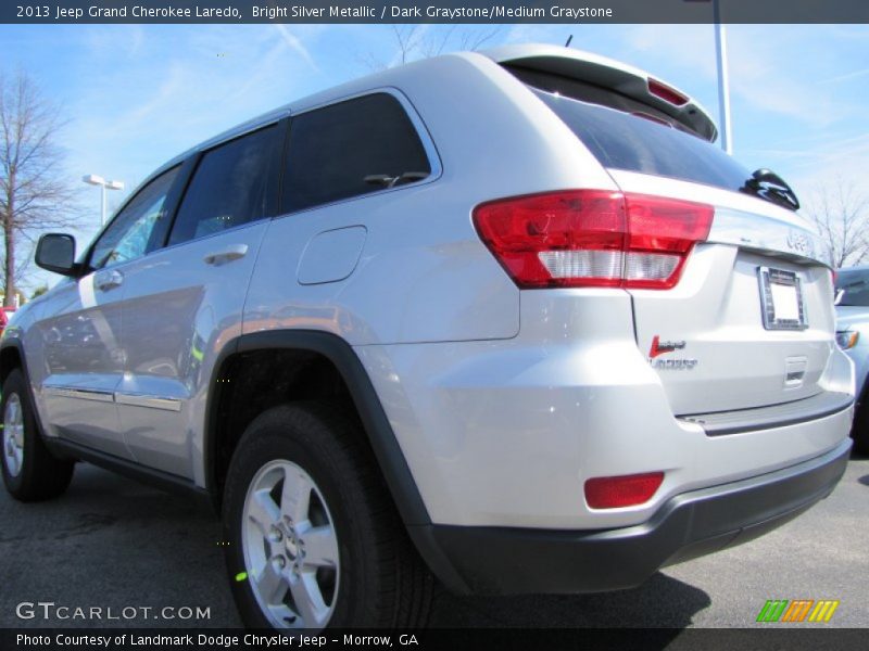 Bright Silver Metallic / Dark Graystone/Medium Graystone 2013 Jeep Grand Cherokee Laredo