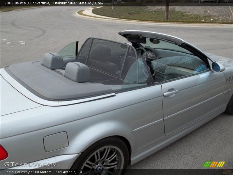 Titanium Silver Metallic / Grey 2002 BMW M3 Convertible
