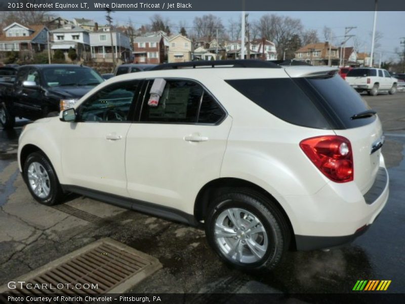 White Diamond Tricoat / Jet Black 2013 Chevrolet Equinox LT