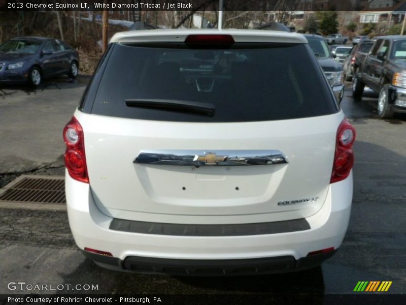 White Diamond Tricoat / Jet Black 2013 Chevrolet Equinox LT