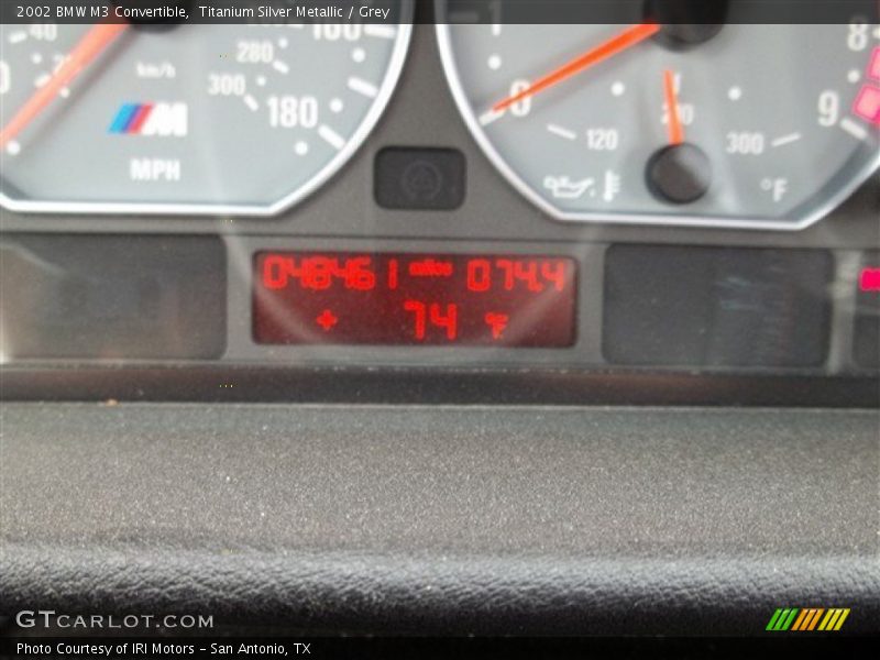 Titanium Silver Metallic / Grey 2002 BMW M3 Convertible
