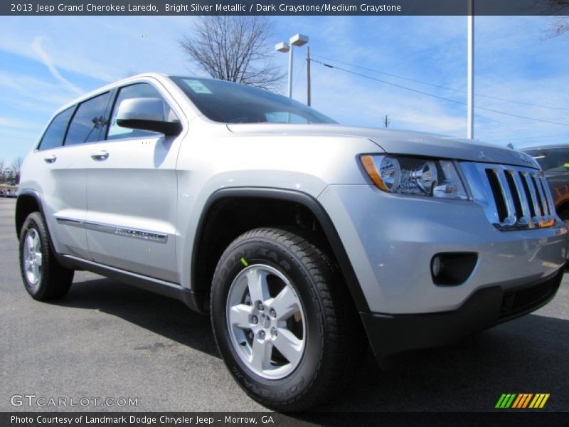 Bright Silver Metallic / Dark Graystone/Medium Graystone 2013 Jeep Grand Cherokee Laredo