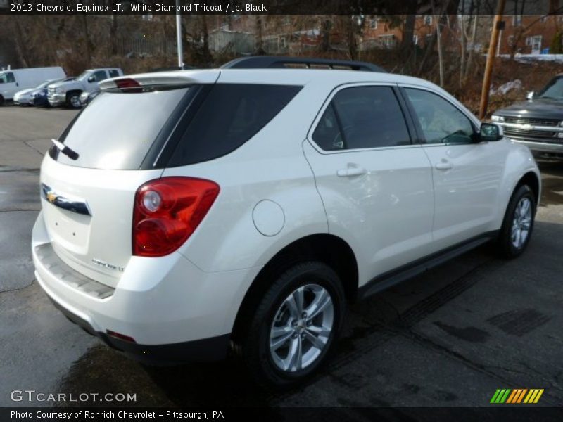 White Diamond Tricoat / Jet Black 2013 Chevrolet Equinox LT