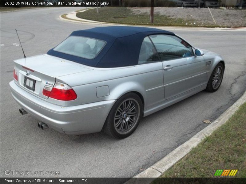Titanium Silver Metallic / Grey 2002 BMW M3 Convertible