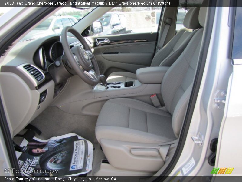 Bright Silver Metallic / Dark Graystone/Medium Graystone 2013 Jeep Grand Cherokee Laredo