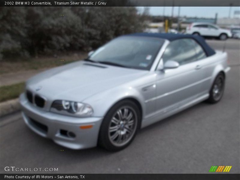 Titanium Silver Metallic / Grey 2002 BMW M3 Convertible