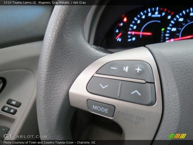 Controls of 2010 Camry LE