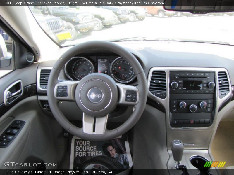 Bright Silver Metallic / Dark Graystone/Medium Graystone 2013 Jeep Grand Cherokee Laredo