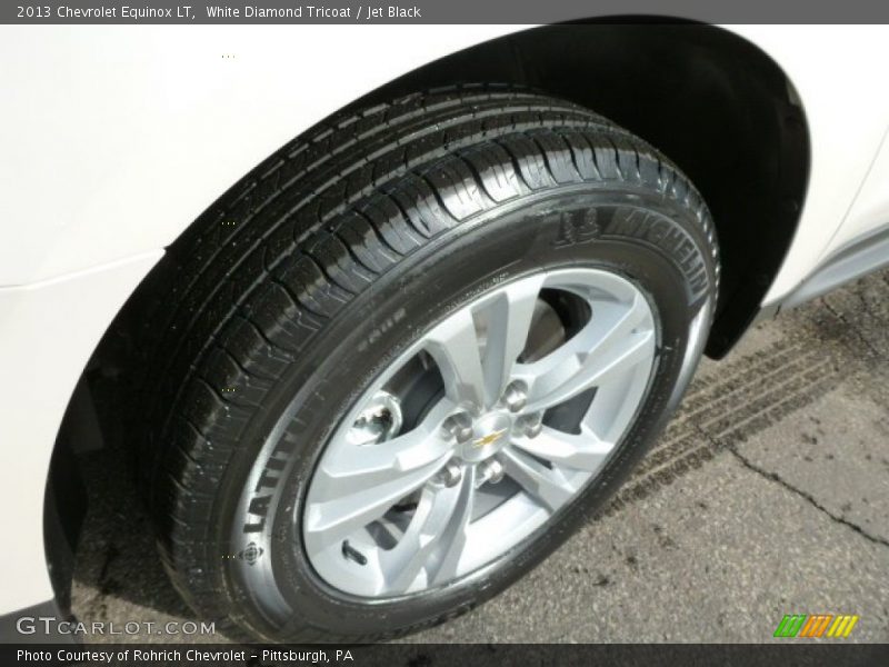 White Diamond Tricoat / Jet Black 2013 Chevrolet Equinox LT