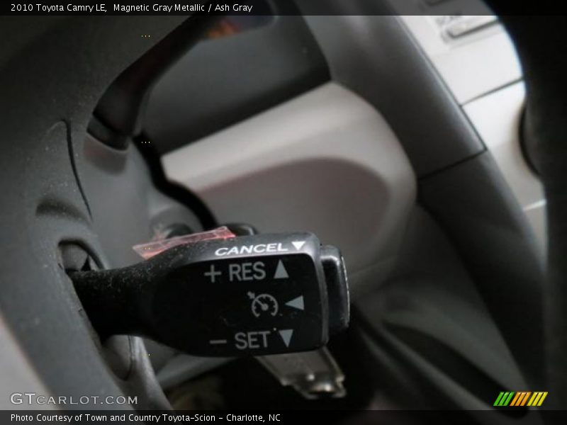 Controls of 2010 Camry LE